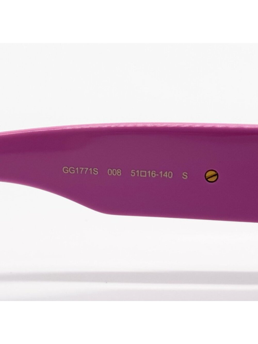 NEW GUCCI SUNGLASSES GG1771S 008 PINK WOMEN EYEWEAR GUCCI - Picture 10 of 11
